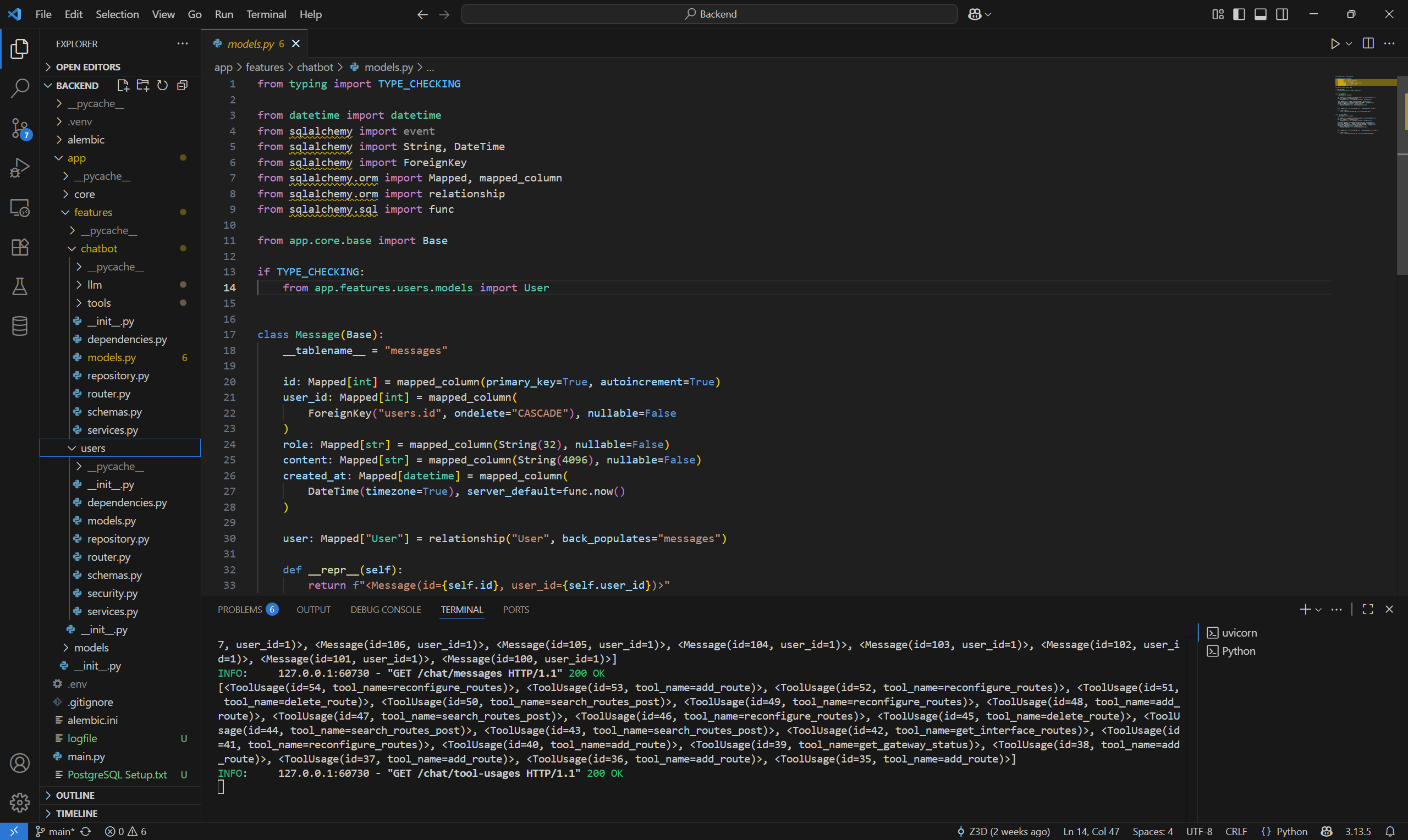 FastAPI Backend
